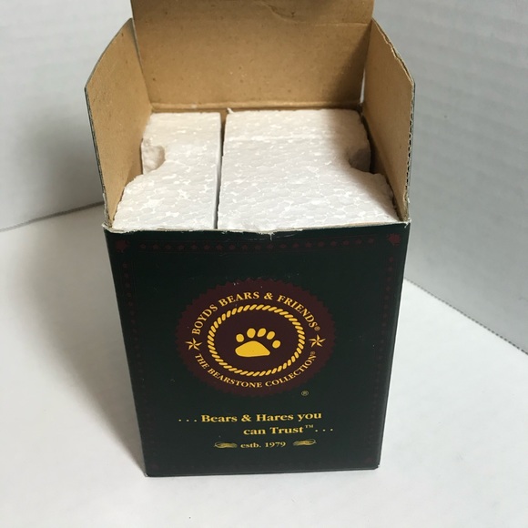 RETIRED BNIB BOYDS RESIN BEARSTONE - Nickleby PRICE FIRM NO BUNDLE OFFERS - Picture 7 of 10